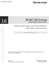 Renesas M16C/20 User manual