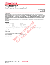 Renesas M61323SP/FP User manual