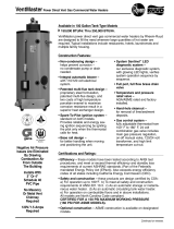 Rheem Direct Vent Gas Commercial Water Heater User manual
