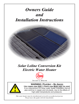 Rheem Solar Loline Conversion Kit Electric Wter Heater User manual