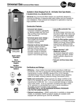 Rheem Universal Gas User manual