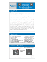 Roadmaster RTS2000T User manual
