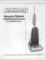 Riccar 8000 User manual