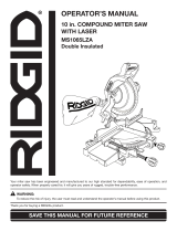 RIDGID MS1065LZA User manual