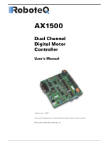 RoboteQ AX1500 User manual