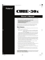 Roland CUBE-30X User manual