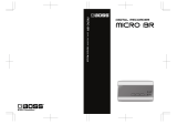 Roland BOSS DIGITAL RECORDER MICRO BR User manual