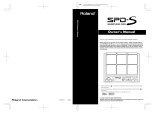 Roland SPD-S User manual