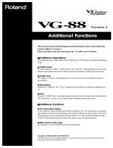 Roland VG-88 User manual