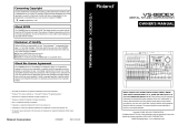 Roland VS-880EX User manual