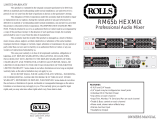Rolls RM65b User manual
