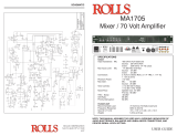 Rolls MA1705 User manual