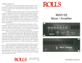 Rolls MA2152 User manual