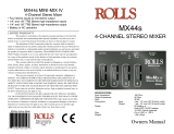 Rolls MX44S User manual