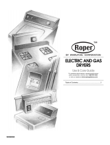 Roper ELECTRIC AND GAS DRYERS 3405639A User manual