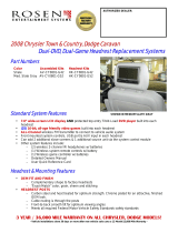 Rosen Entertainment Systems HK-CY0801-G52 User manual