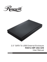 Rosewill RX81U-MP-25A-S/B User manual