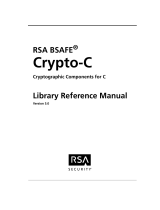 RSA Security 5 User manual