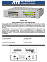 RTS SSA-424A User manual