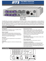 RTS Mce-325 User manual