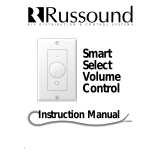 Russound Smart Select Volume Control User manual