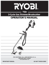 Ryobi 750r User manual