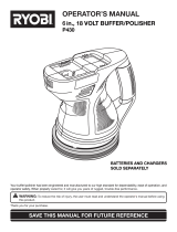 Ryobi P430 User manual