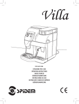 Saeco VILLA User manual
