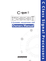 Samson Cque 8 User manual