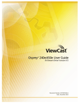 ViewCast OSPREY 450E User manual