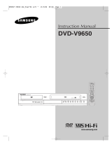 Samsung DVD-V9650 User manual