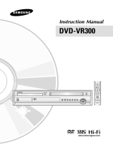 Samsung DVD-VR300 User manual