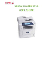 Xerox 3635 User manual