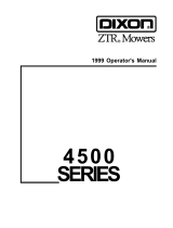 Dixon ZTR 4516K User manual