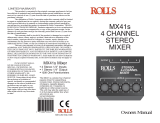 Rolls MX41S User manual