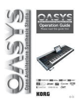 Korg OASYS User manual