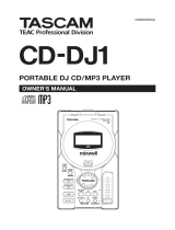 Tascam CD-DJ1 User manual