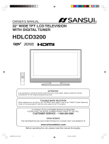 Sansui HDLCD3200 User manual