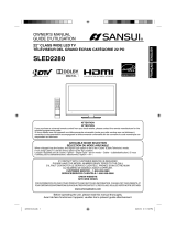 Sansui SLED2280 User manual