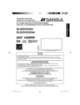 Sansui SLEDVD329A User manual