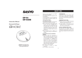 Sanyo CDP-244 User manual