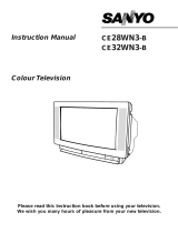 Sanyo CE28WN3-B User manual