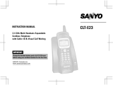 Sanyo CLT-E33 User manual