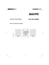 Sanyo DC-DA1465M User manual