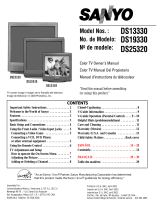 Sanyo DS13330, DS19330, DS25320 User manual