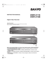 Sanyo DSR-2108 User manual