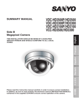 Sanyo VDC-HD3300 - Full HD 1080p Vandal Dome Camera User manual