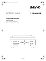 Sanyo DSR-m804p User manual