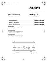Sanyo DSR-M810 User manual