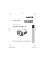 Sanyo VCC-HD2100P User manual